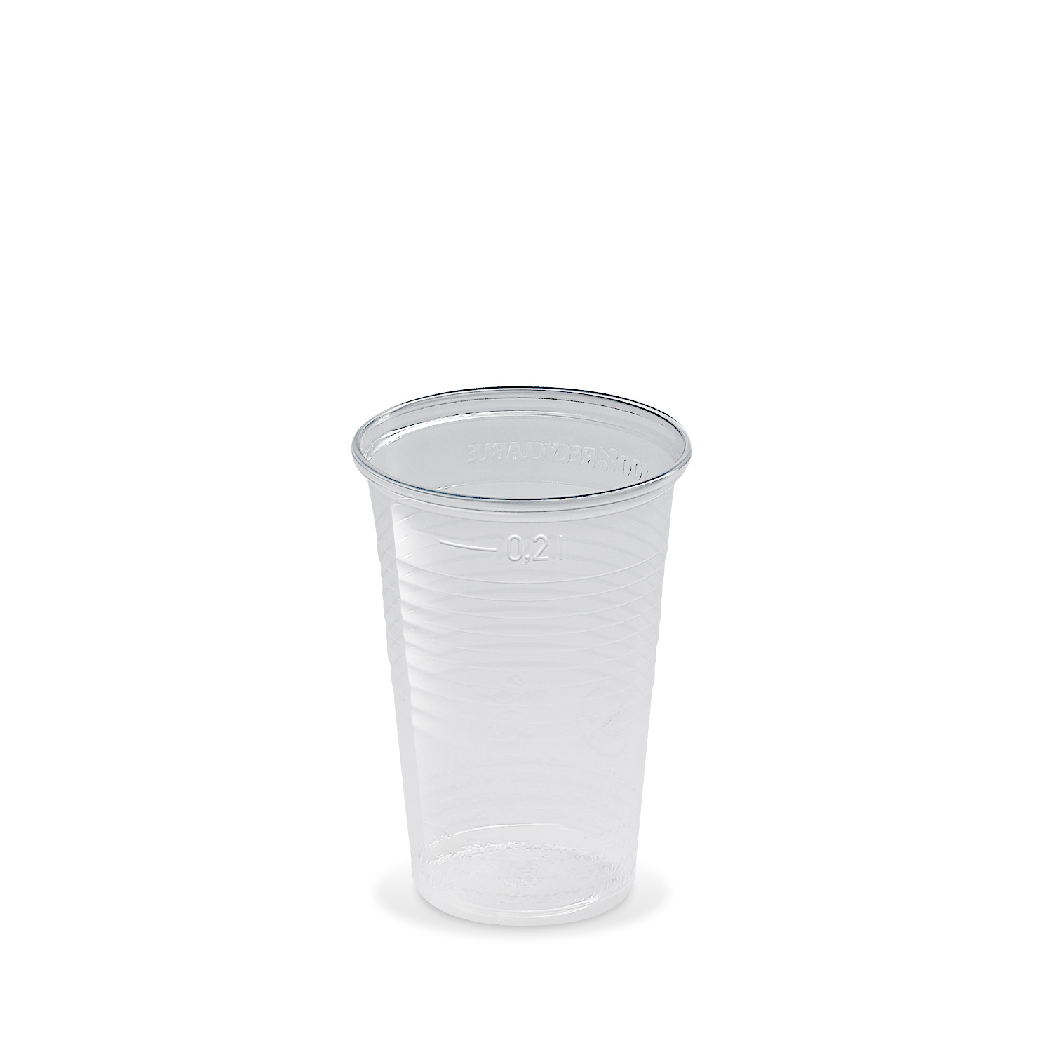 Pohár PP plastový priehľadný 0,2l (100ks)
