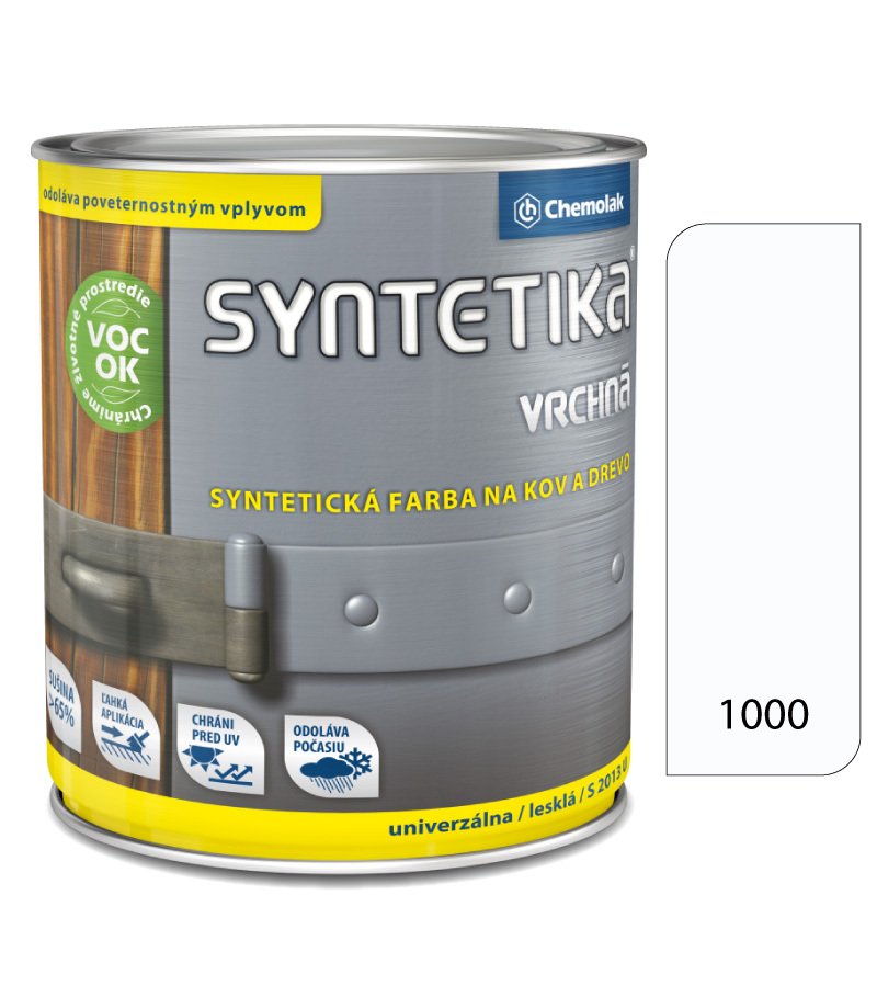 Syntetika S2013U/1000 biela 2,5l - vrchná farba lesklá