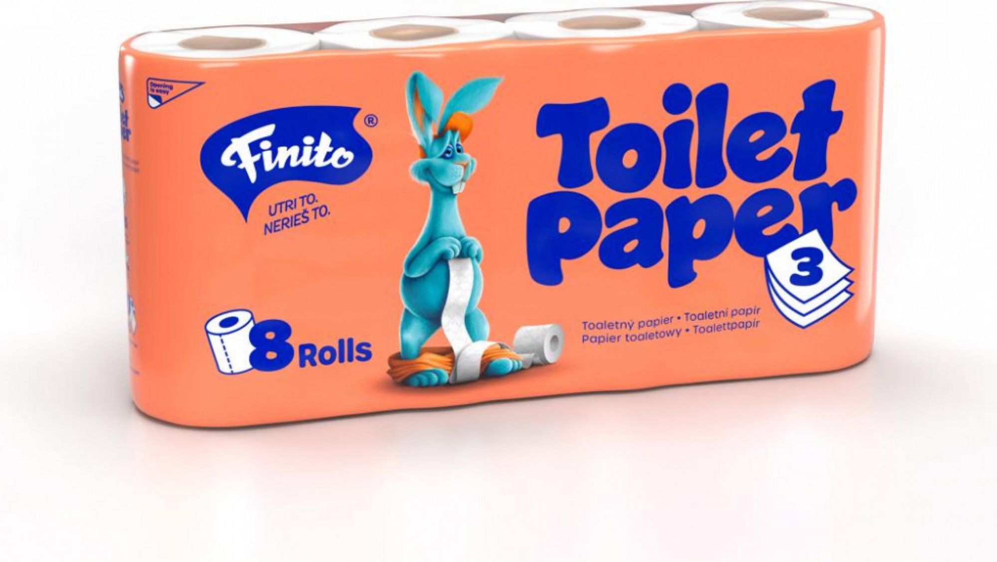 Toaletný papier FINITO 3-vrst.18m (8ks)