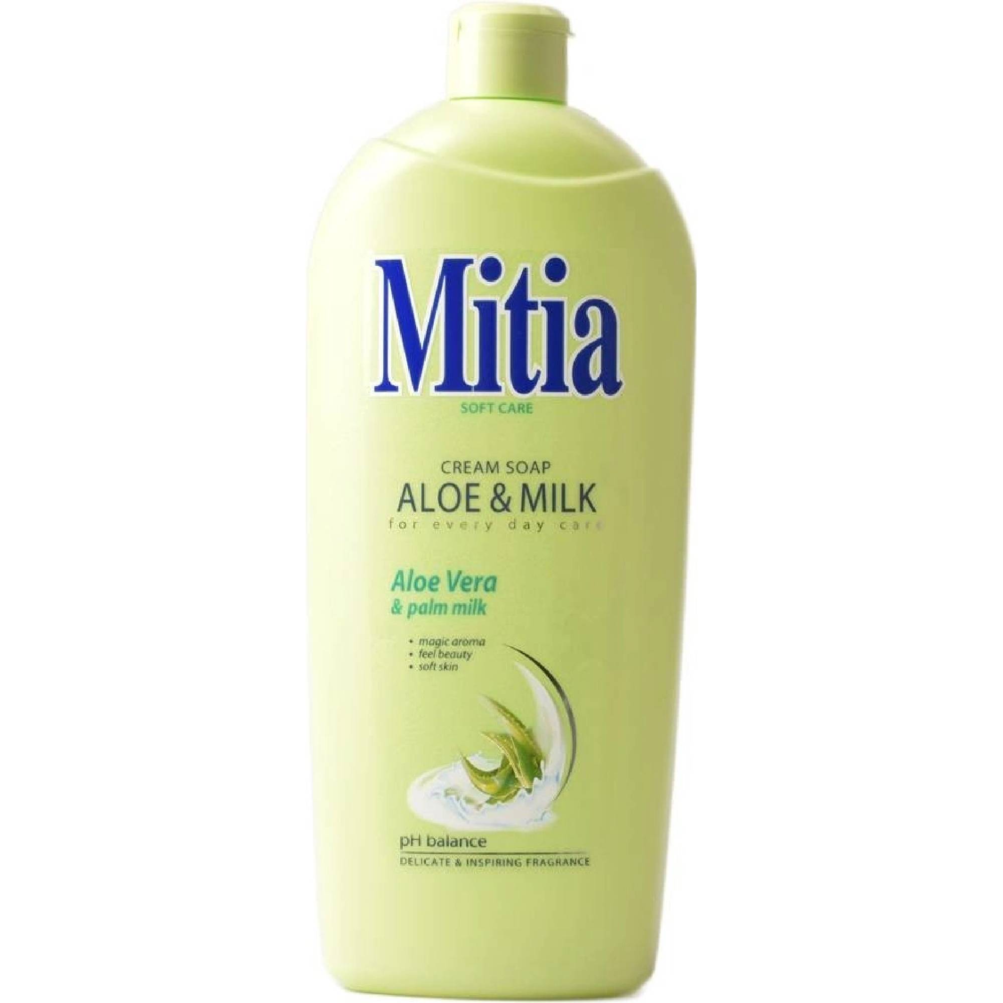 Tekuté mydlo Mitia 1000ml Aloe and Milk
