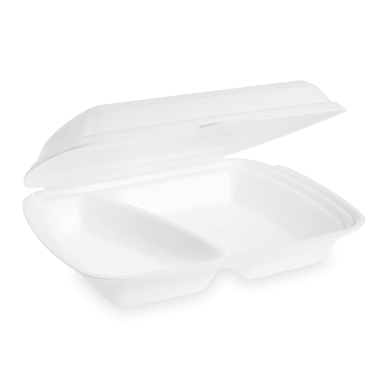 Menu box biely XPS 2-dielny (125ks) ECONOMY