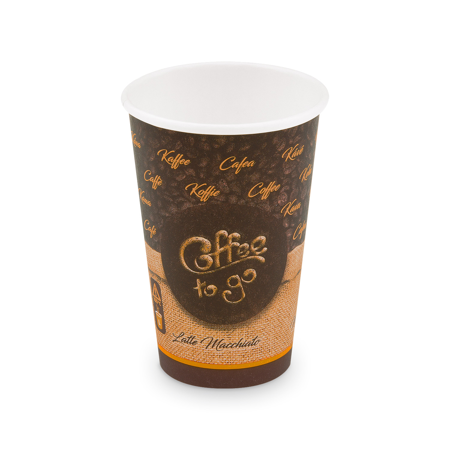Pohár papierový coffe 330ml/80mm ML (50ks)