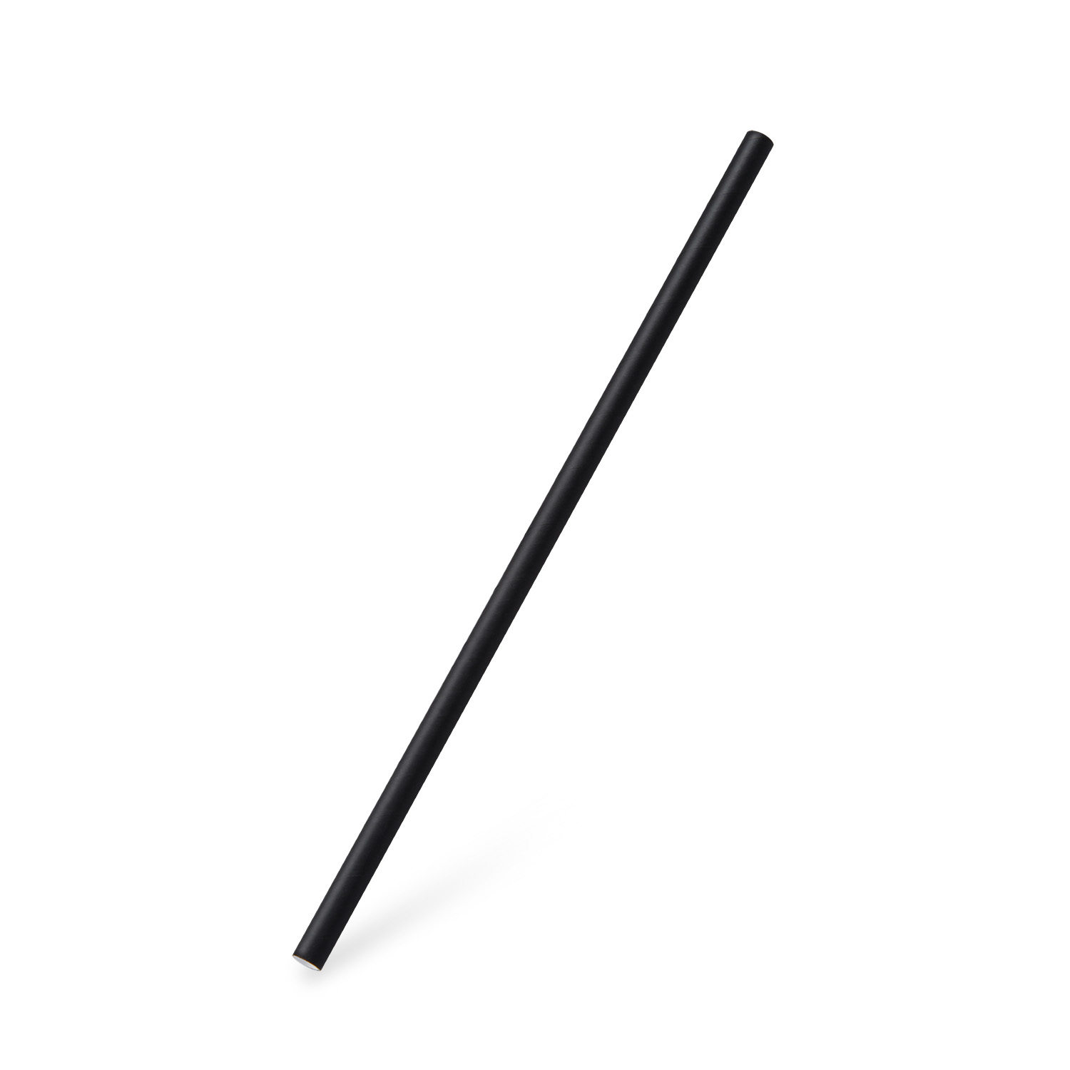 Slamky papierové JUMBO 25cm čierne (100ks)