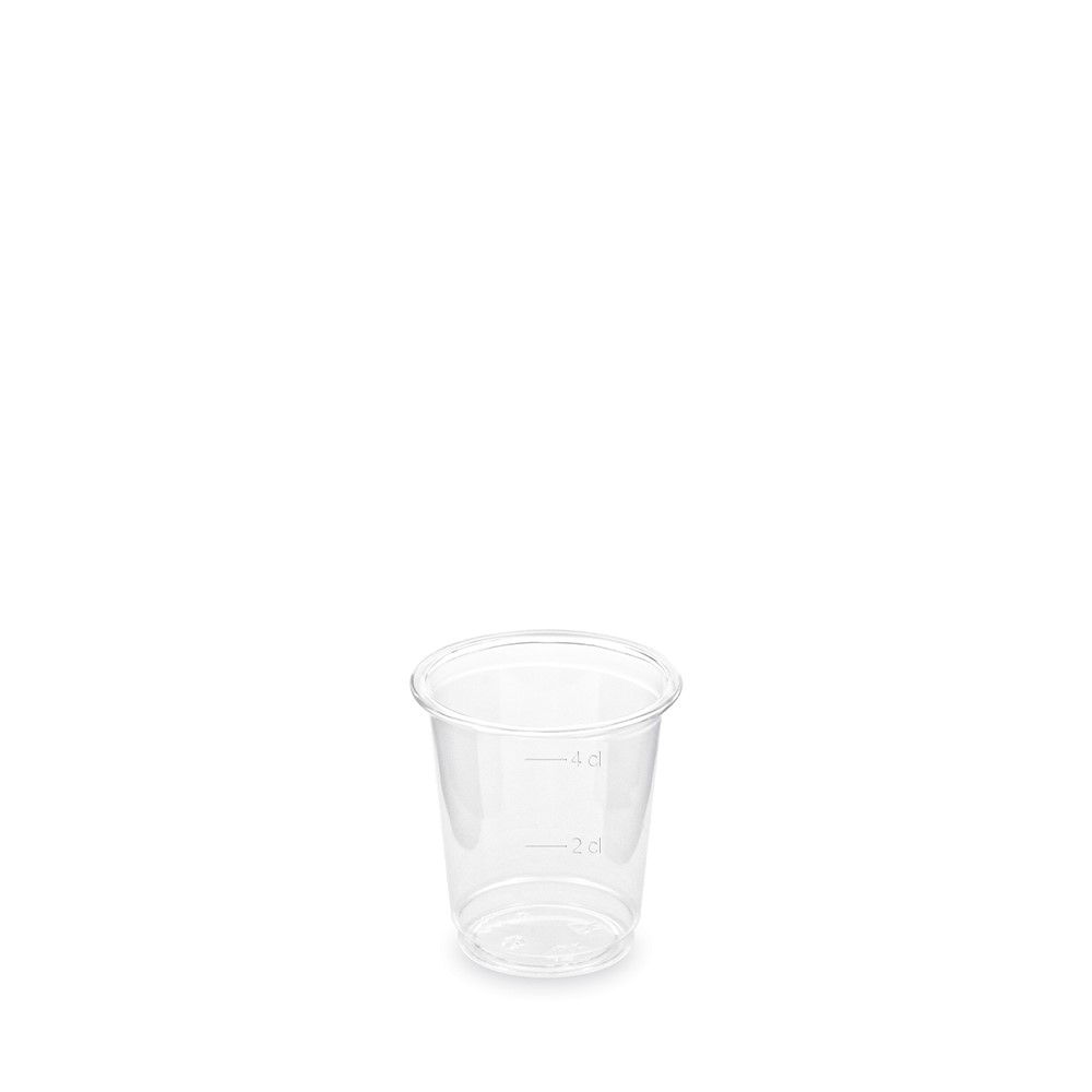 Pohár z PET plastový 2cl/4cl (40ks)