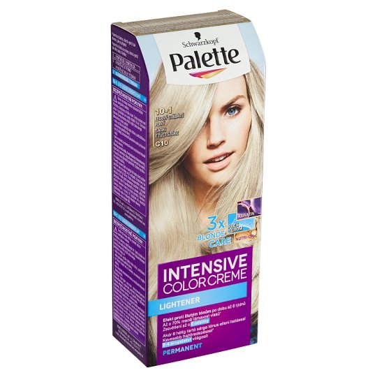 Palette Intensive colorcreme (C10) 10-1 farba na vlasy - Ľadovo strieborná plavá
