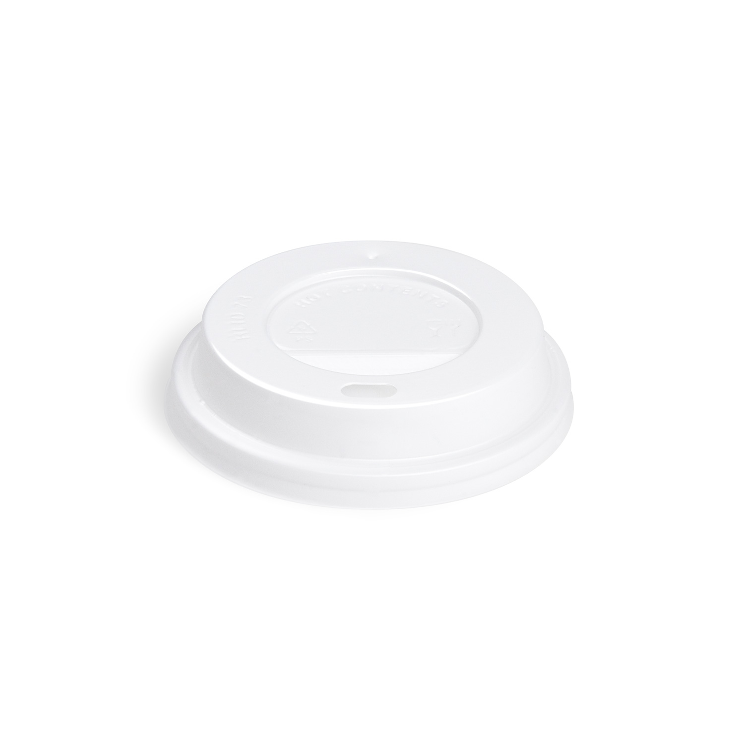 Viečko vypuklé biele 73mm (100ks)