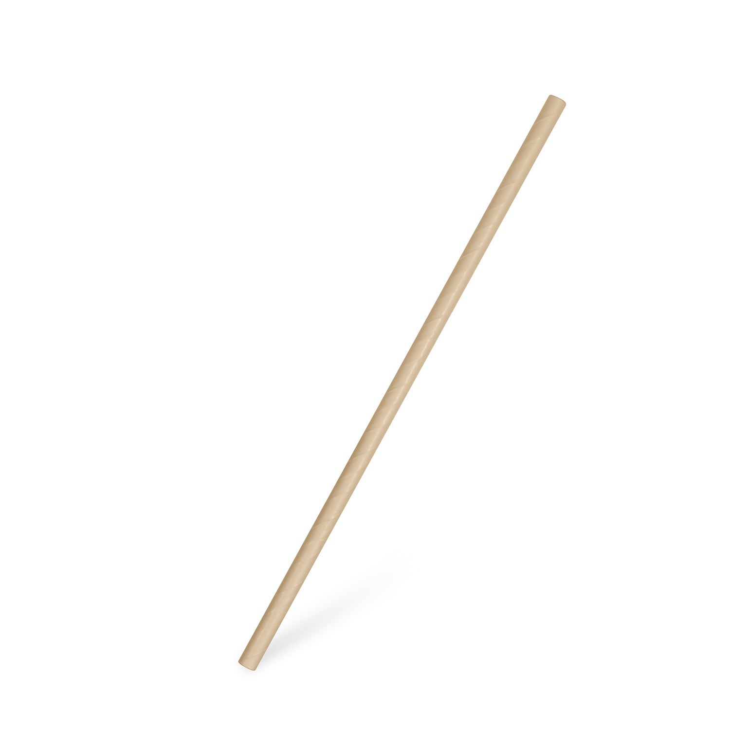 Slamky papierové kraft 20cm/6mm (100ks)