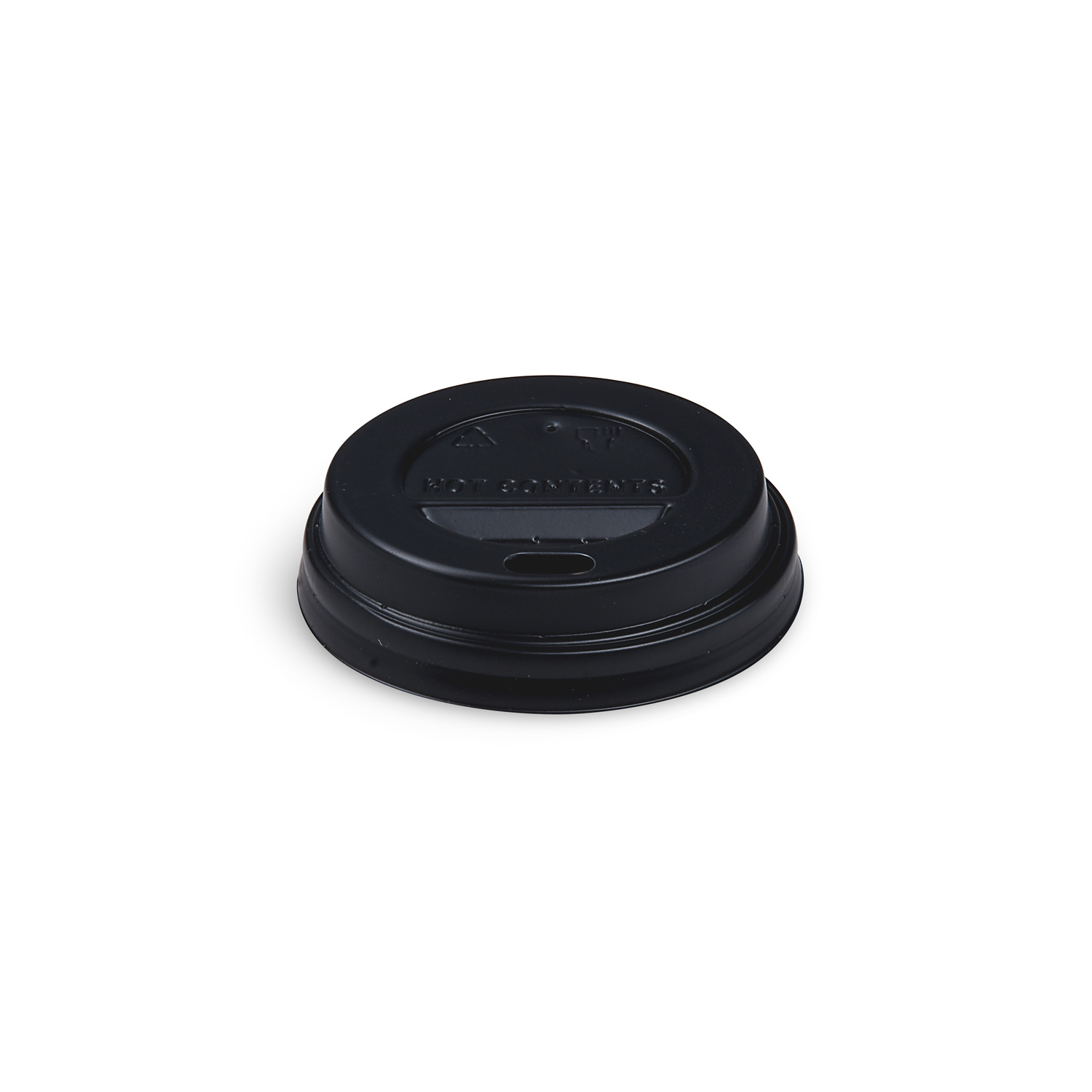Viečko vypuklé čierne 62mm (50ks)
