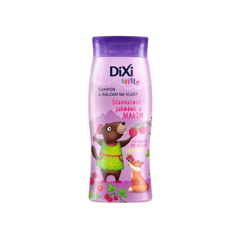 Dixi svište detský šampón 2V1 250ml Malina