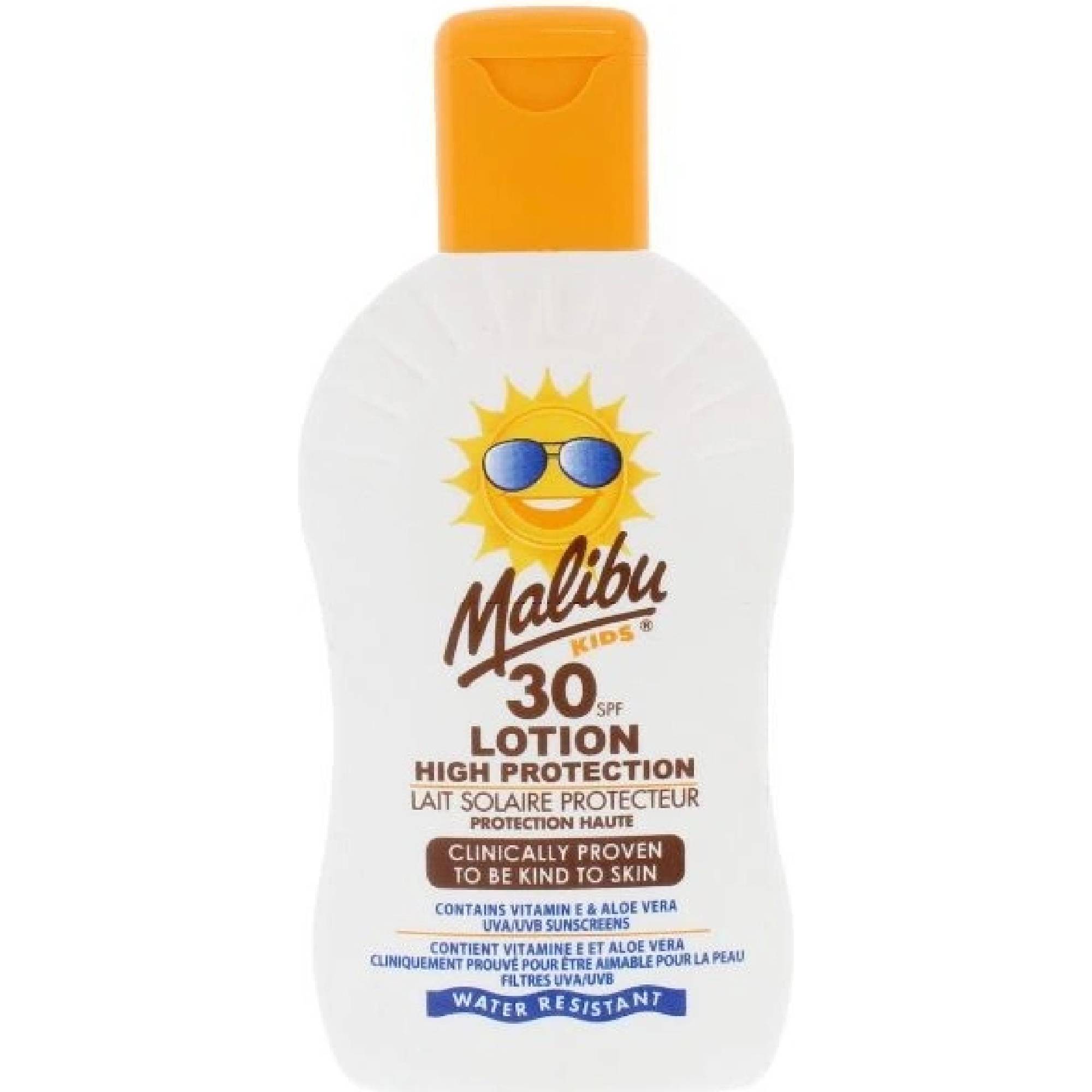 Malibu Kids mlieko na opaľovanie OF30 200ml