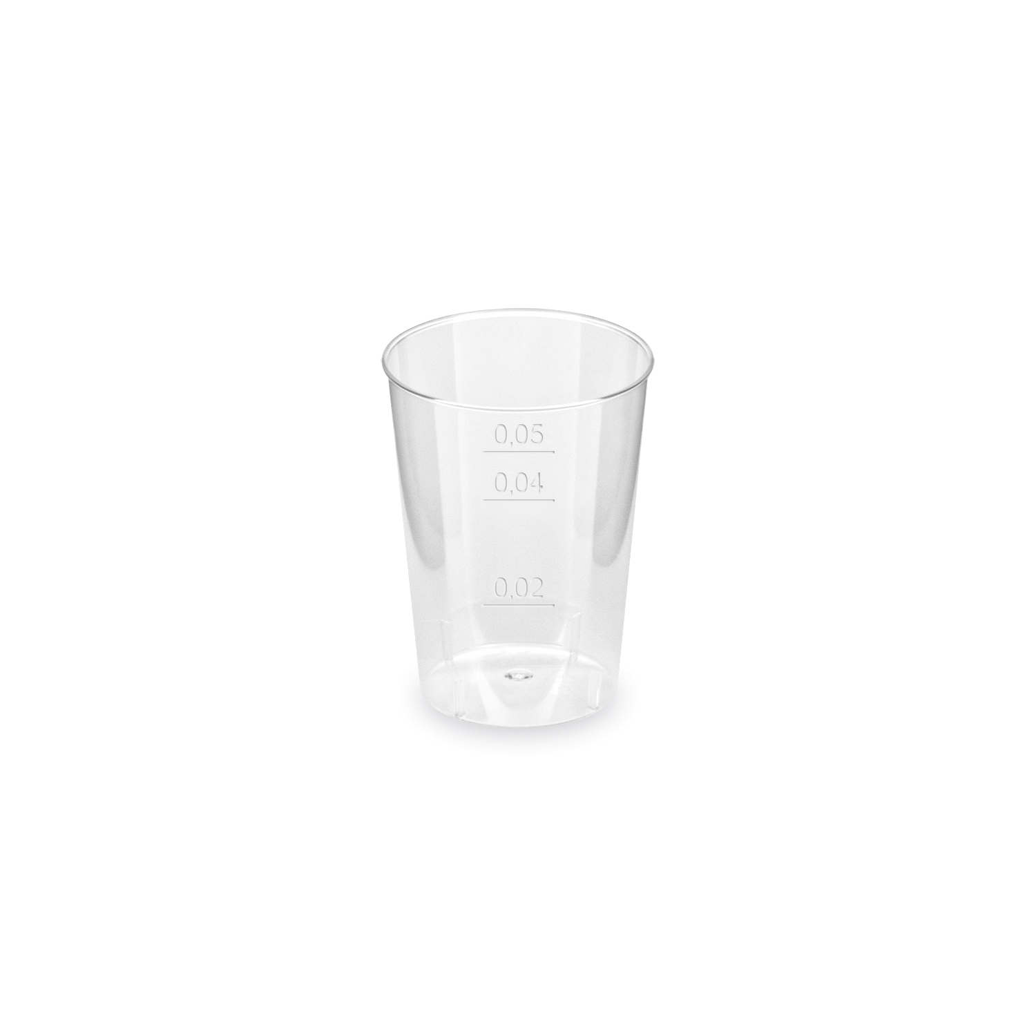 Pohár krystal 2cl/4cl/5cl (40ks)