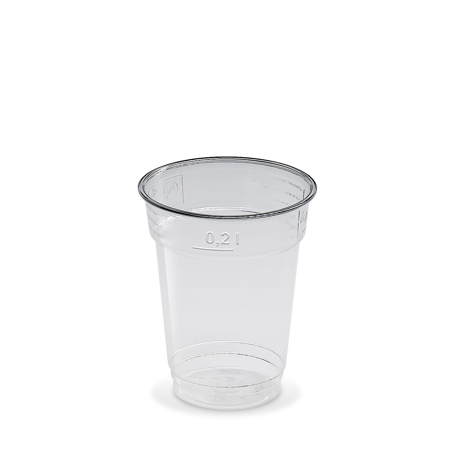 Pohár z PET 0,2l/78mm (50ks)