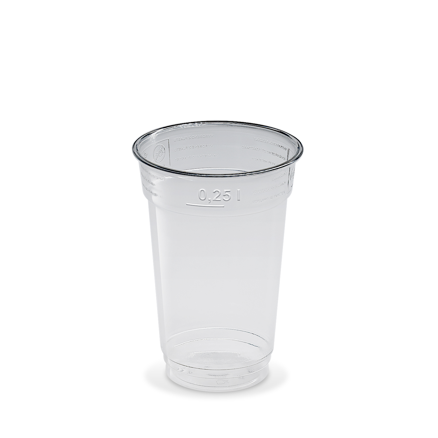 Pohár z PET 0,25l/78mm (50ks)