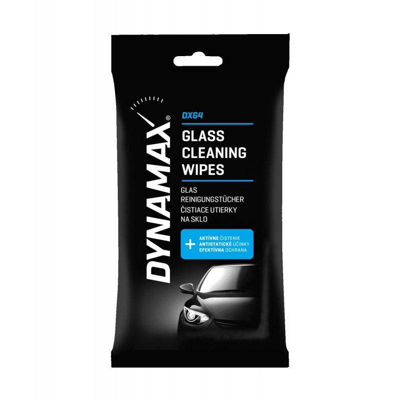 Dynamax vlhčené utierky na sklo 24ks