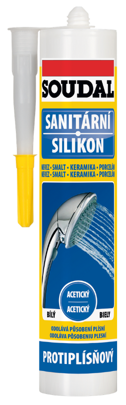 Soudal tmel sanitárny silikón 280ml biela