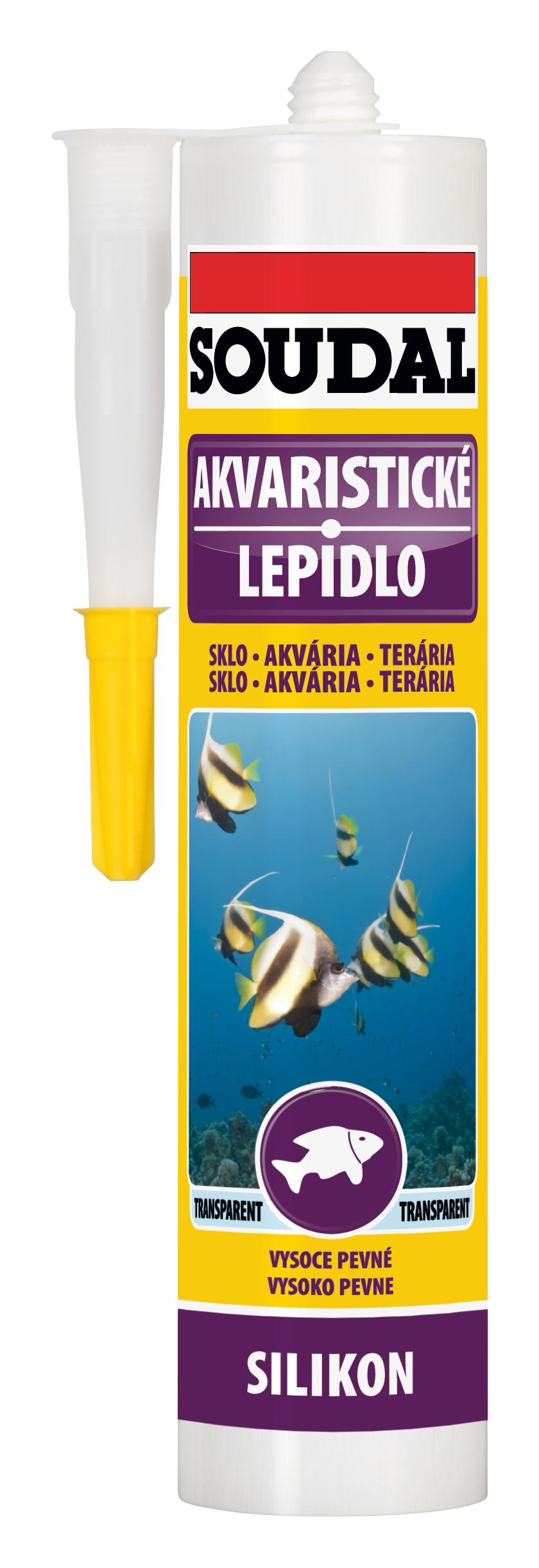 Soudal lep na akváriá 280ml