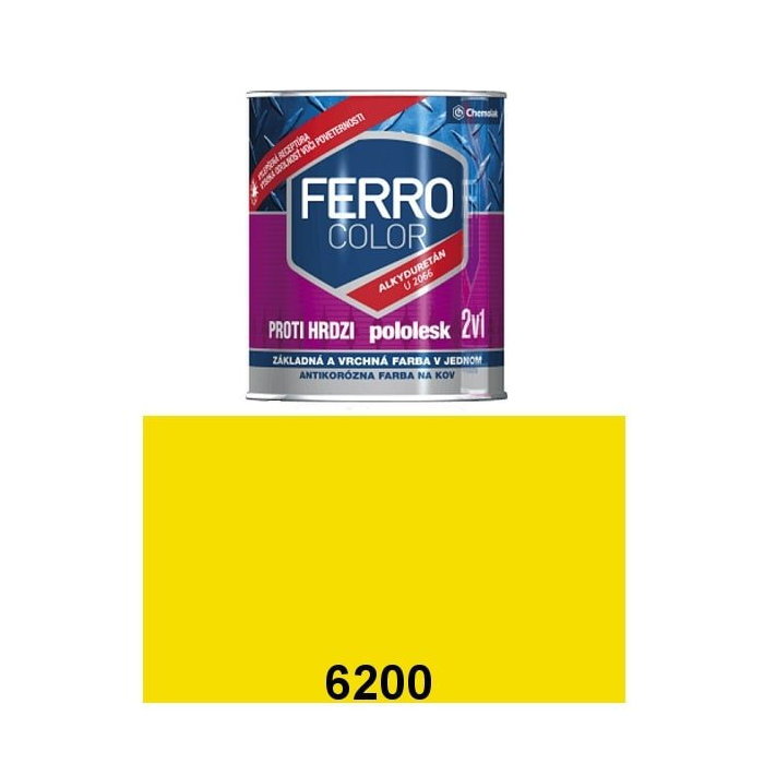 Ferrocolor 0,75l pololesk žltá