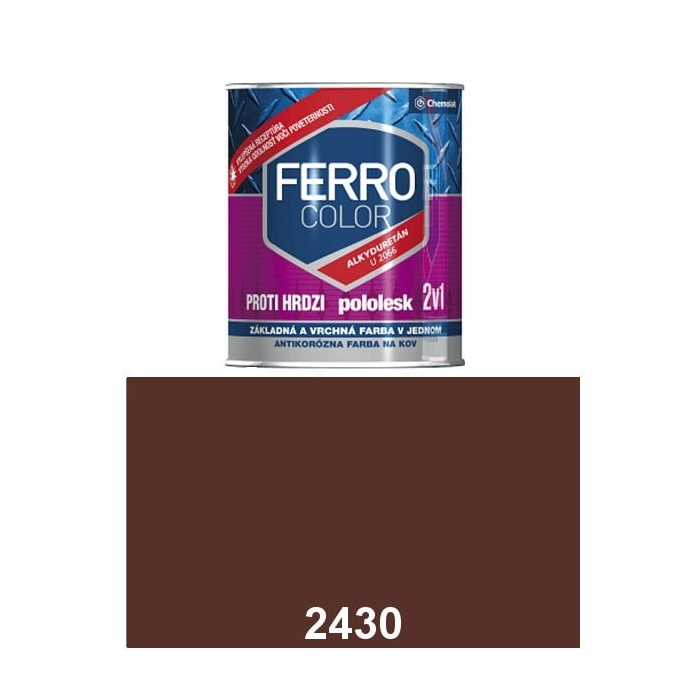 Ferrocolor 0,75l pololesk hnedá