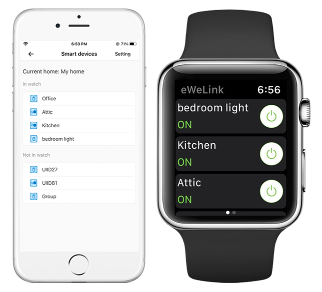 Jak ovládat zařízení pod eWeLink pomocí Apple Watch a Siri?