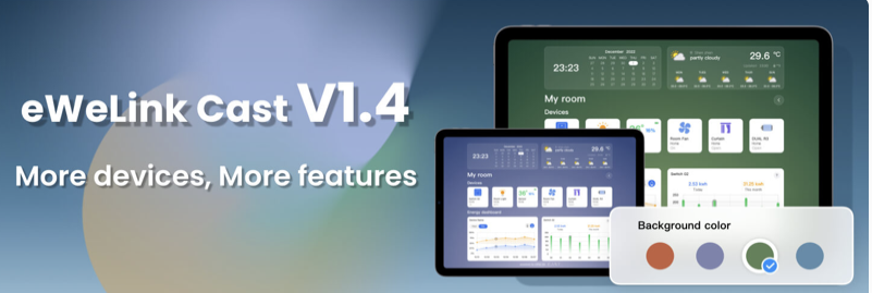 Co je nového v eWeLink Cast V1.4?