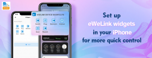 Widgety pro eWeLink na Iphone.