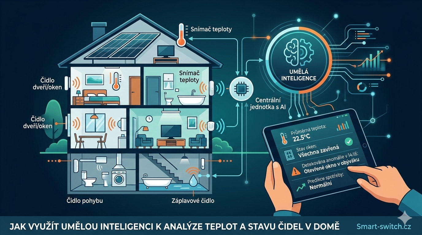Jak využít umělou inteligenci k analýze teplot a stavu čidel v domě?