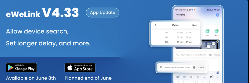 Co je nového v eWeLink App V4.33