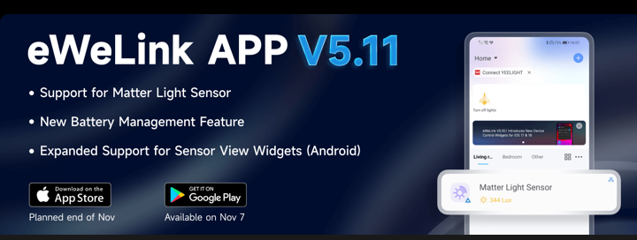 Co je nového v eWeLink App V5.11