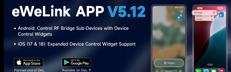 Co je nového v eWeLink App V5.12