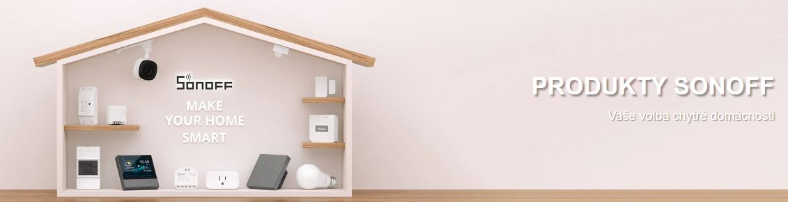 O společnosti Sonoff a katalog produktů v českém jazyce.