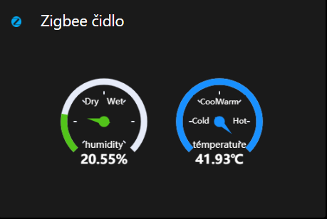 Webové rozhraní eWeLink v "dark modu"