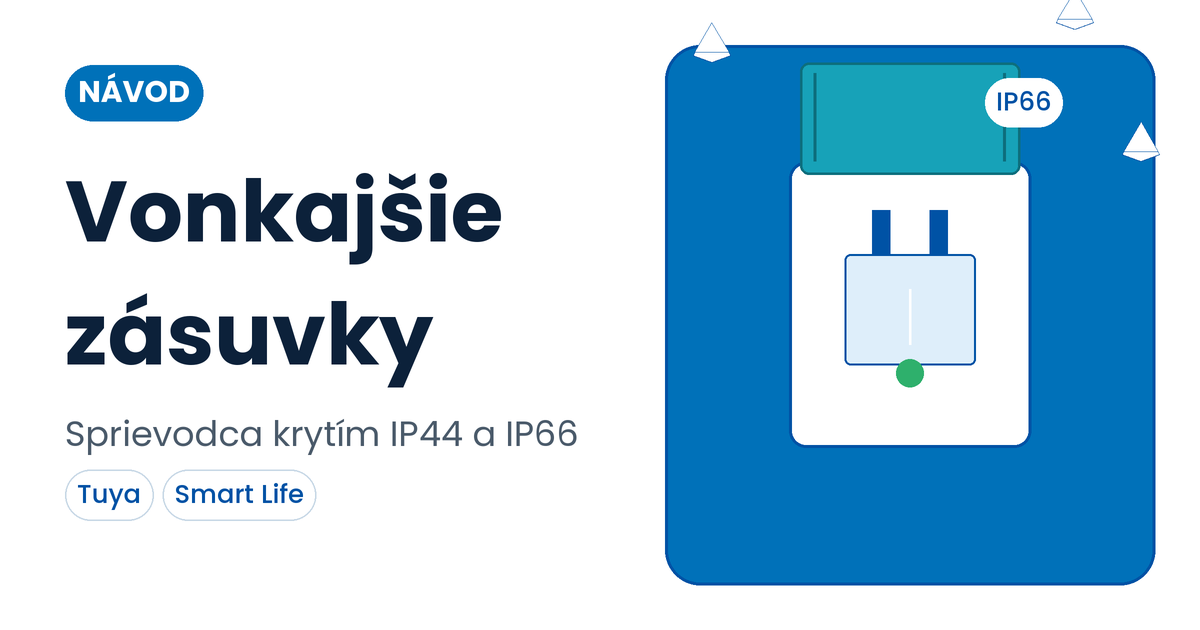 Vonkajšie inteligentné zásuvky Smart Life – sprievodca krytím IP44 a IP66