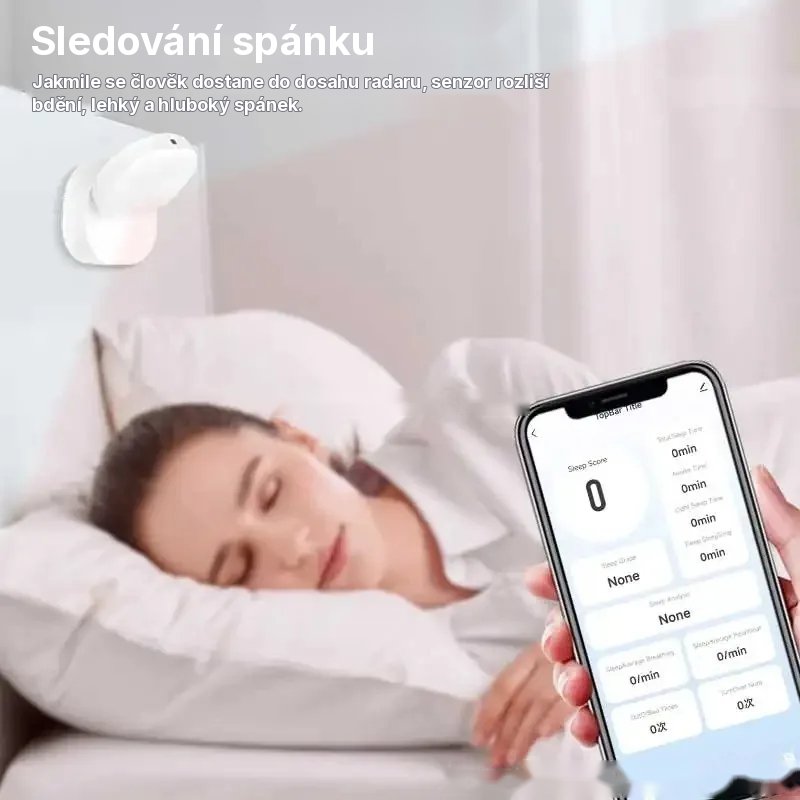 Sledování fází spánku v aplikaci