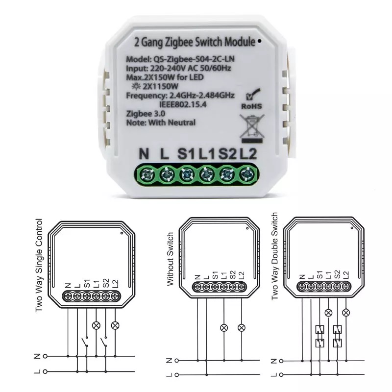 zigbee spínač 2ch schema