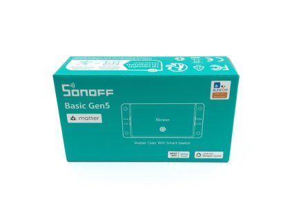 SONOFF Basic Gen5 Matter – balení a obsah krabice