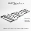 Sonoff M5 wall switch frame dimensions