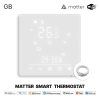 Tuya WiFi termostat 16A Matter – detail teplotního nastavení na displeji