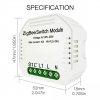 Mini ZigBee spínač 2 kanálový