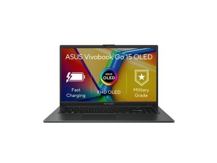 ASUS Vivobook Go 15 OLED/E1504FA/R3-7320U/15,6''/FHD/8GB/512GB SSD/AMD int/W11H/Black/2R E1504FA-OLED598W Asus
