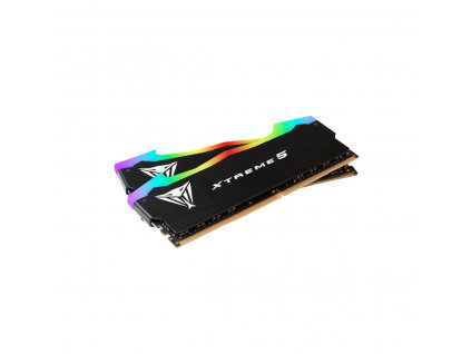 Patriot Viper Xtreme 5/DDR5/32GB/7800MHz/CL38/2x16GB/RGB/Black PVXR532G78C38K
