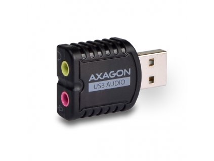 AXAGON ADA-10, USB 2.0 - externí zvuková karta MINI, 48kHz/16-bit stereo, vstup USB-A Axagon