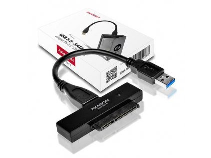 AXAGON ADSA-1S6, USB3.0 - SATA 6G UASP HDD/SSD adaptér vč. 2.5'' pouzdra Axagon