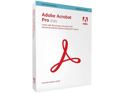 Acrobat Pro 2020 CZ WIN+MAC Box 65310803 Adobe