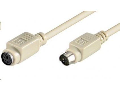 PREMIUMCORD Predlžovací kábel PS/2(M) - PS/2(F) 3 m (pre myš alebo klávesnicu PS/2) kpk3ps PremiumCord