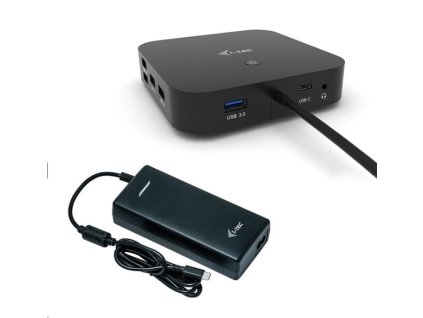 i-tec USB-C Dual Display Docking Station s Power Delivery 100W + i-tec Universal Charger 112W C31DUALDPDOCKPD100W I-Tec