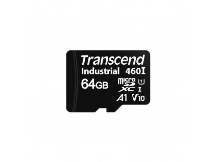 TRANSCEND MicroSDXC karta 64GB 460I, UHS-I U1 A1 100/80 MB/s TS64GUSD460I Transcend