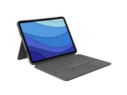 Logitech® Combo Touch for iPad Pro 12.9-inch (5th generation) - GREY - UK - INTNL 920-010214
