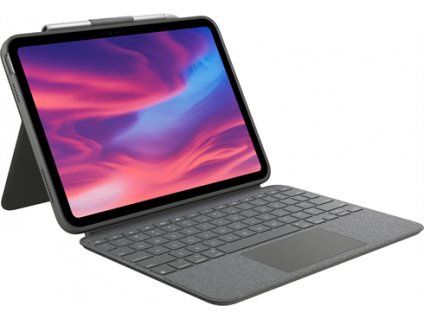 Logitech® Combo Touch for iPad (10th gen) - OXFORD GREY - US - INTNL-973 920-011382