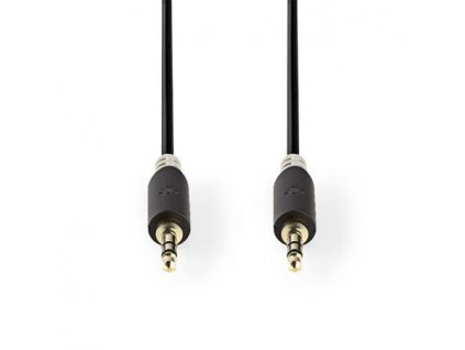 Nedis CABW22000AT20 - Stereofonní Audio Kabel | 3,5mm Zástrčka - 3,5mm Zástrčka | 2 m | Antracit