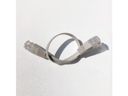 DATACOM Patch cord UTP CAT6 0,25m šedý FLAT plochý 1439
